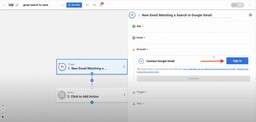 Editor view of Workload platform with a red arrow pointing to the &quot;Sign in&quot; button.