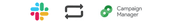 use slack to control Google Campaign Manager