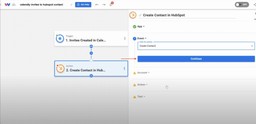 Select “Create Contact” so new invitees from Calendly become HubSpot CRM records.