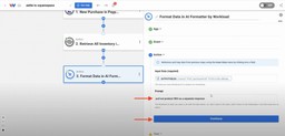 Adding prompt to isolate the product SKU—ensuring precision in syncing Squarespace Stock from Zettle