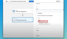 How to map data to the workflow