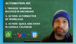 Introduction to &quot;DrChrono Google Calendar Integration: Use Webhooks for Automated Appointments&quot; workflow.