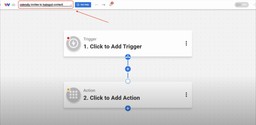 Enter a descriptive title, such as Sync Calendly Invitees to HubSpot Contacts, in the workflow name field.