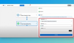 Map the important data from your Calendly trigger that you want to include in the spreadsheet.