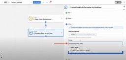 Enter a prompt that tells the AI Formatter what to do with the Input Data.