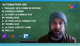 Introduction to your &quot;Trello Google Forms Automation&quot; workflow.