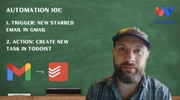 Introduction to Create Todoist Tasks from Starred Gmails workflow powered by Workload.