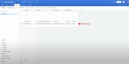 Airtable interface showing new record  from a calendar event