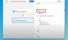 Map the data for Odoo contact creation