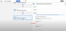 Typing the search key &quot;sku&quot; to locate matching product records in the inventory.