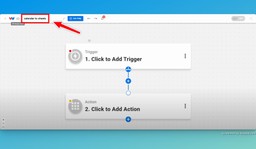 Give your new Google No-Code Workflow a unique name.