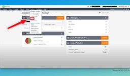 You will now need to setup your DrChrono account to complete the DrChrono Google Calendar Integration webhook. Start by clicking on &quot;API&quot; in the &quot;Account&quot; menu.