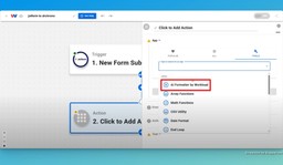 Choose the &quot;AI Formatter by Workload&quot; tool.