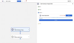 Connecting a PayPal Zettle account to Workload securely to allow automation of purchase tracking