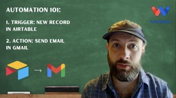 Workflow overview showing how to Send Gmails from Airtable using Workload