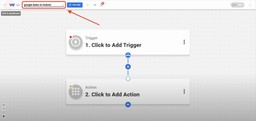 Editor view of Workload platform with red arrow pointing to workflow name field. Create a new name for the Google Tasks Todoist Sync workflow.
