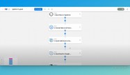Drop the node and watch as the workflow rearranges the steps into the new order.