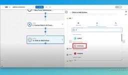 Create a Step 3 action and choose &quot;DrChrono&quot; as the action app.
