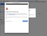 Clicking the “Advanced” option to continue linking to Workload