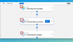 Verify that each step has a green indicator before activating your workflow.