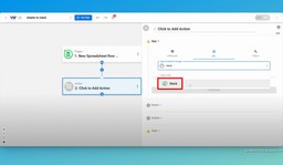 Choose Slack as the Step 2 action app.