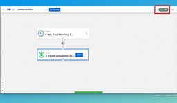 You now have an active workflow for Gmail to Google Sheets automation.