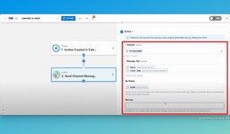 Customize the message to be sent in Slack by mapping data from the trigger.