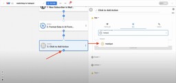 Add a new HubSpot action.