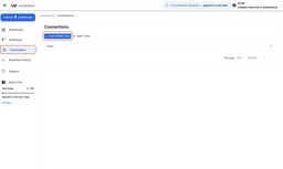 Click + Add Connection to Link Zettle by PayPal from the Workload dashboard.