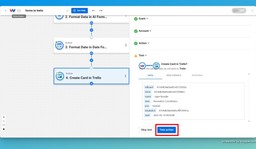 Test the &quot;Create Card&quot; action step.