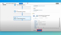 Test the Create Detailed Event step.