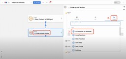 Add an step and choose the AI Formatter utility from the Tools menu.