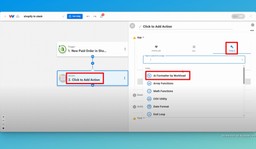 Add a step using the &quot;AI Formatter by Workload&quot; located in the TOOLS menu.