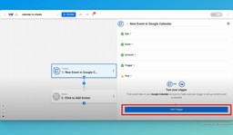 Click the &quot;Test Trigger&quot; button and make sure that you get a valid response.