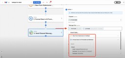 Compose the message text that you want to use for your Slack message.
