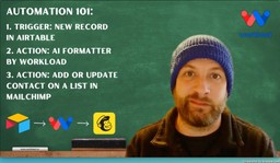 Introduction to "Airtable to Mailchimp Integration: Automatically Sync New Contacts" workflow.