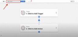 Give your new Shopify Mailchimp Contact Sync workflow a name.