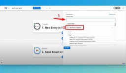 Click in the &quot;Choose Field...&quot; box and then click on the step response title that contains the field you want to filter based on.