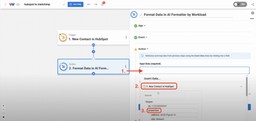 Select the array you want to format as the Input Data.