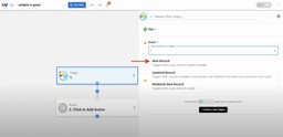 Choosing &quot;New Record&quot; as the trigger event for Airtable automation