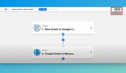 Activate the workflow to begin running your new Instant Event Sync integration.
