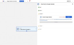 Start by clicking Sign in to Connect Google Calendar to Workload.