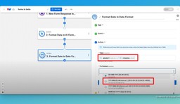 If using the date for your upcoming &quot;Create Card&quot; in Trello, add a &quot;Format Date&quot; step from the Tools menu.