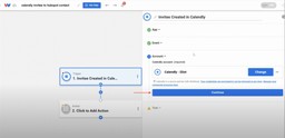 Sign in to connect your Calendly account to Workload for use in the automation.
