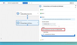 Enter the prompt to properly format the data.