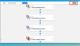 Activate your &quot;Google Sheets Mailchimp Integration&quot;.