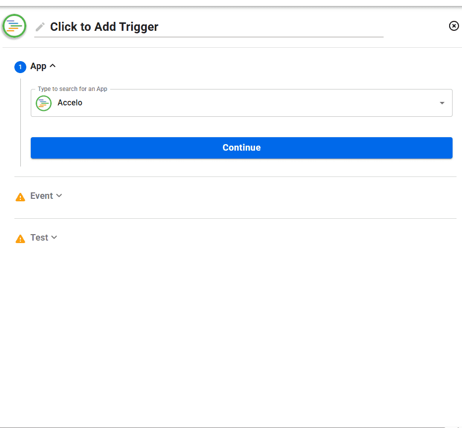 Triggers workflow