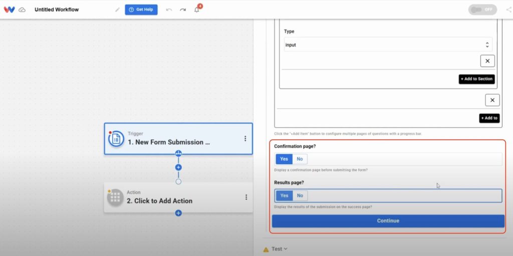Customize what users see after submitting your form, including success messages and dynamic result pages.