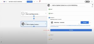 Connecting Mailchimp account to Workload automation.