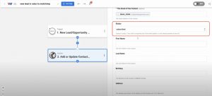 Setting the Mailchimp contact status to subscribed.